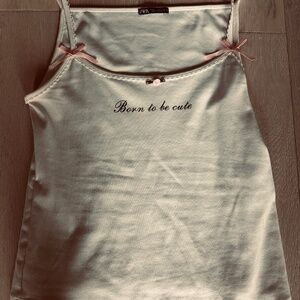 Zara Coquette Tank